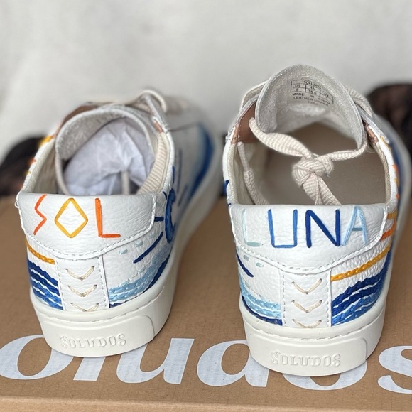 NIB Soludos Sunrise Sunset Sneaker Womens Size 5 (Kids Size 3) - Picture 2 of 7